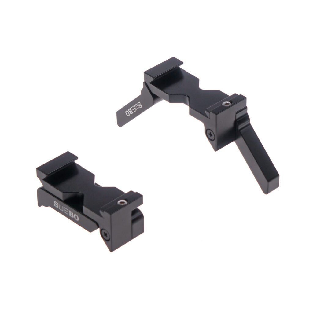 S2298 MicroMover DB Base de sobremesa plegable de perfil bajo para carriles macro