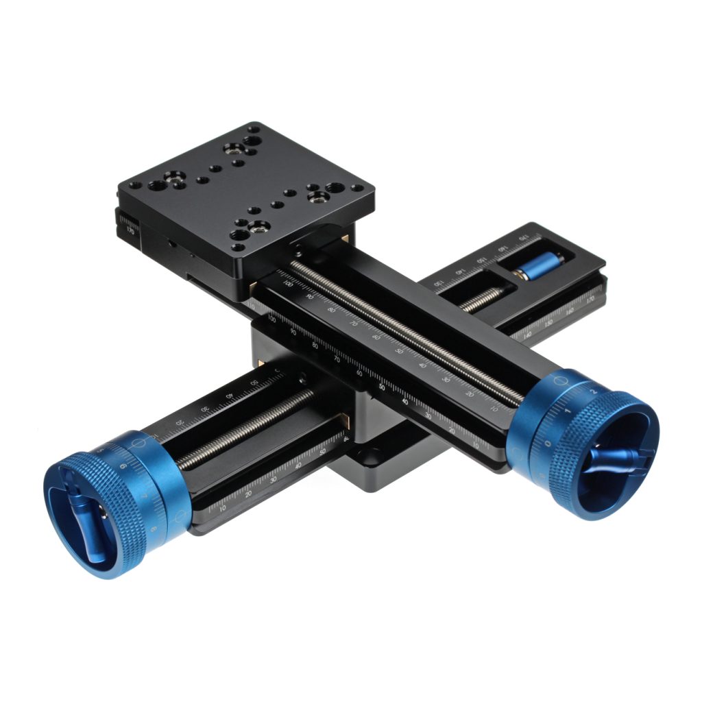 M001-X Spindelgetriebener XY-Präzisions-Lineartisch mit vergrößertem Mikrometerknopf