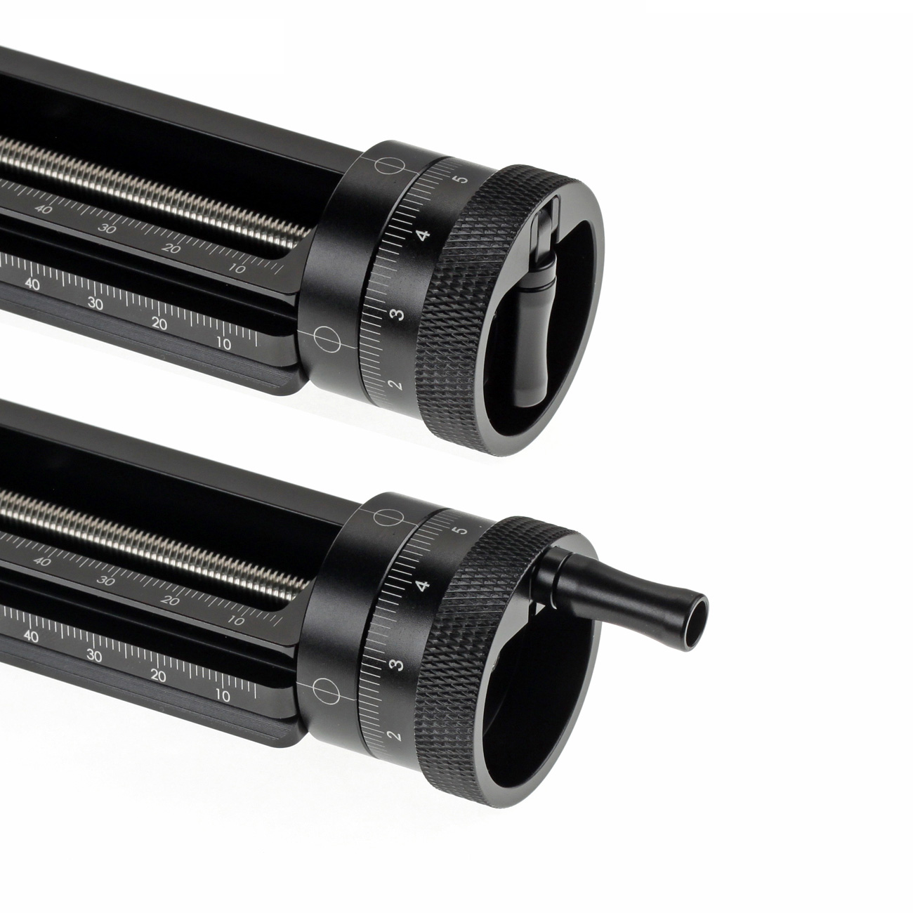 LS18 — Carril de posicionamiento macro con mando graduado tipo micrómetro — vista adicional del producto