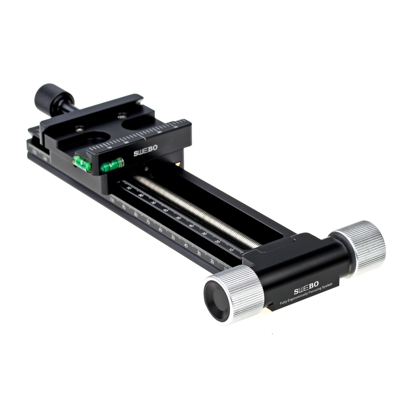 FEF18 — Carril de posicionamiento macro con mandos a ambos lados — detalle del producto y ejemplo de configuración