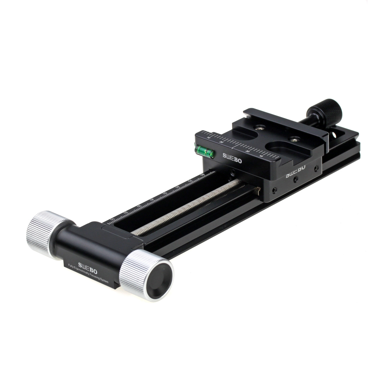 FEF18 — Carril de posicionamiento macro con mandos a ambos lados — detalle del producto y ejemplo de configuración