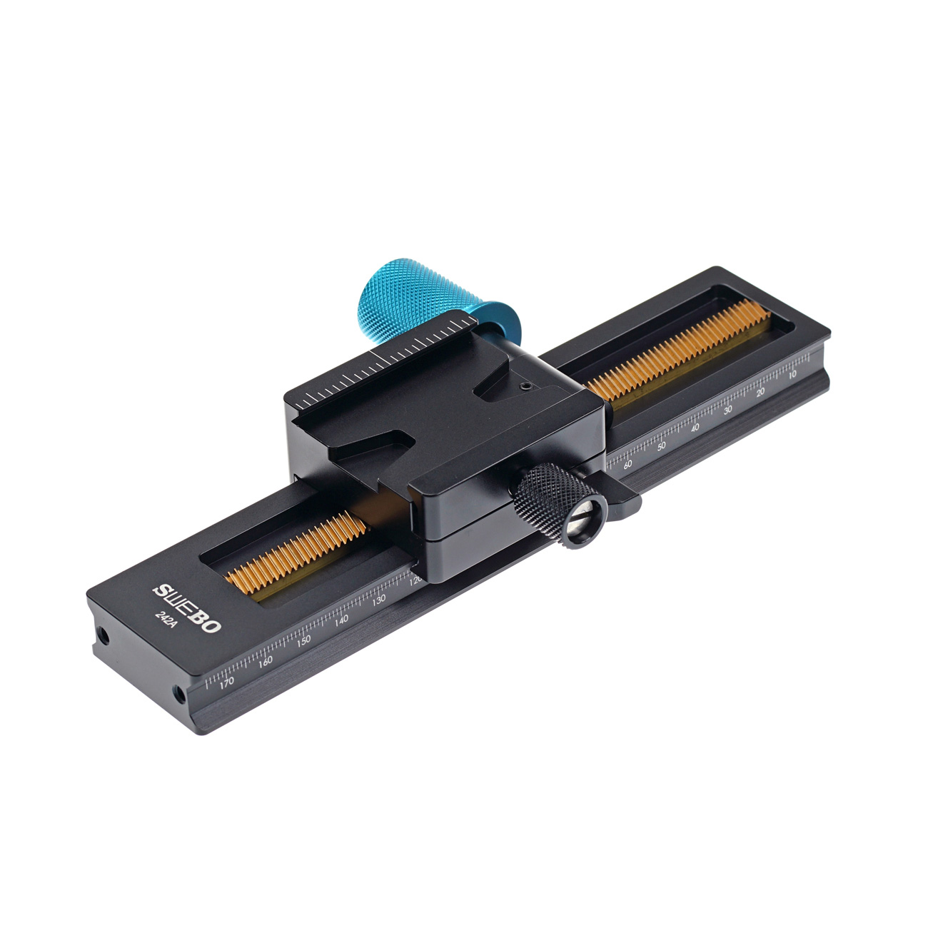 GW25 — Carril de posicionamiento macro de piñón y cremallera — detalle del producto y ejemplo de configuración