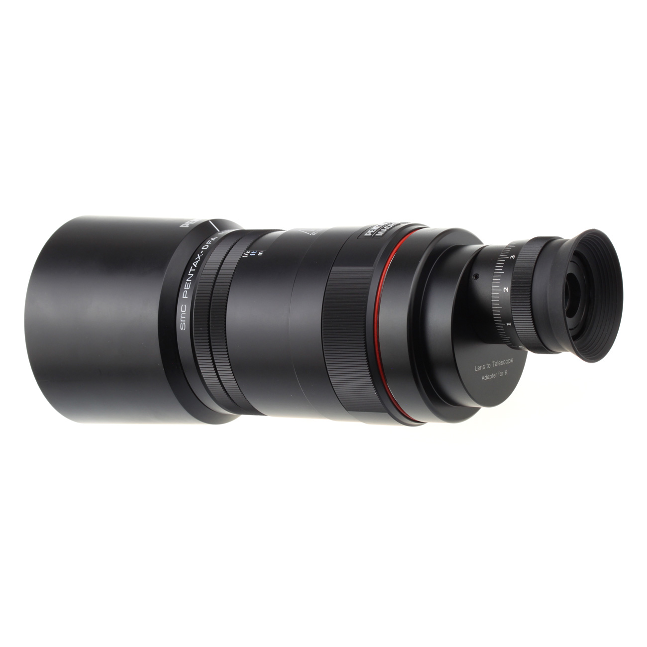 S1756 Objektiv-Fernrohr-Konverter für Pentax K – Detail und Konfigurationsbeispiel