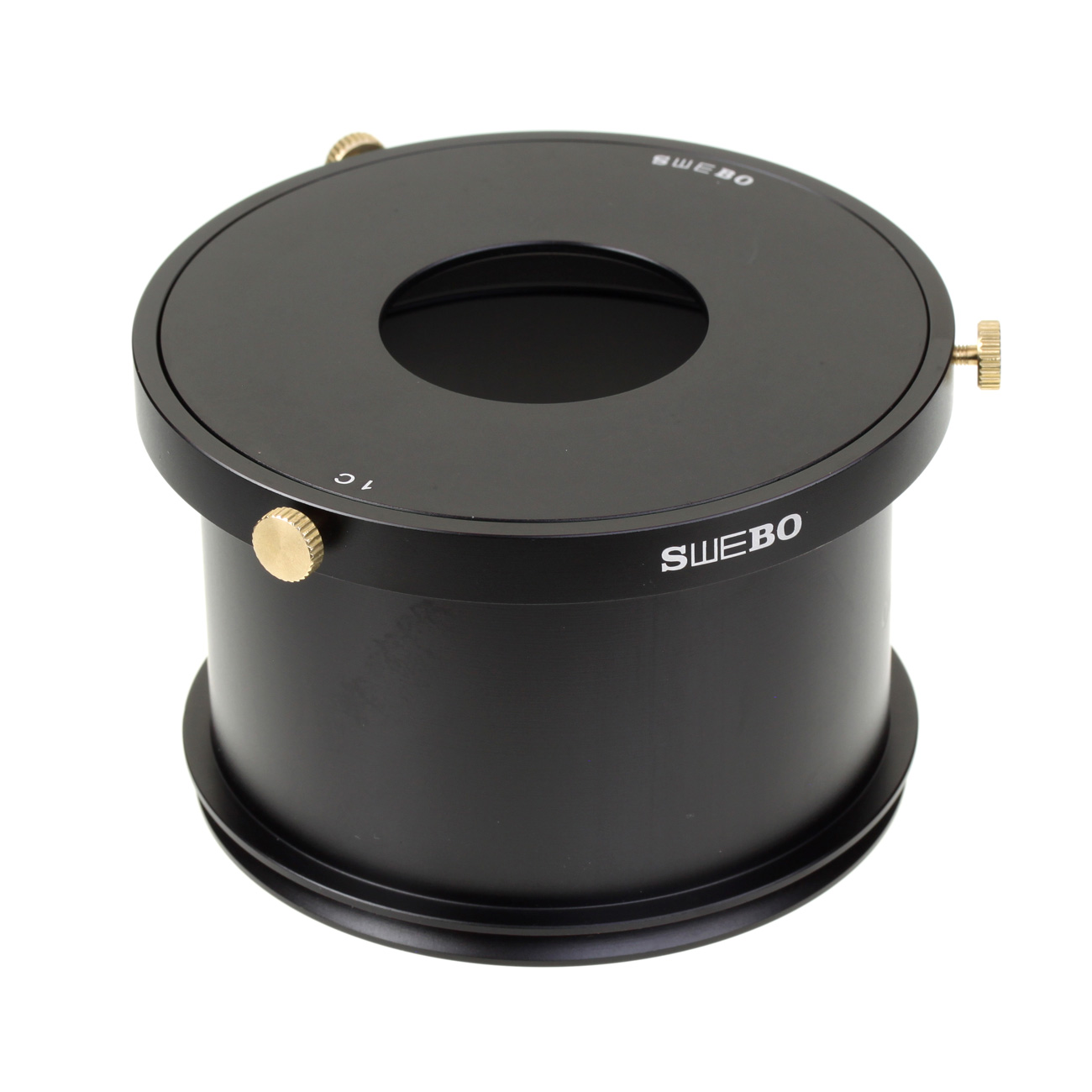 S2159 — Extensión de 60 mm para placas de objetivo — detalle del producto y ejemplo de configuración