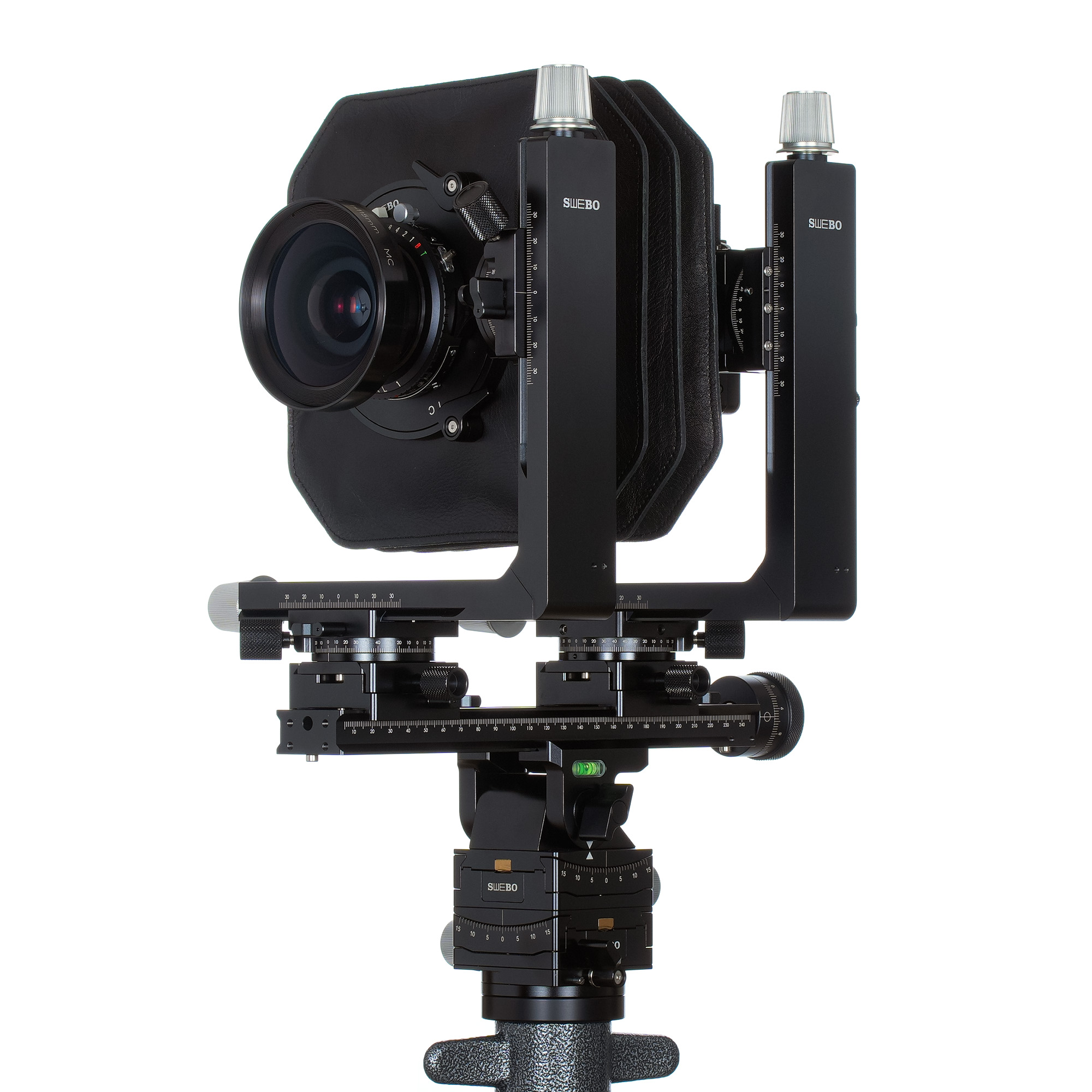 TC18 system example. Lens, head and tripod are not included.