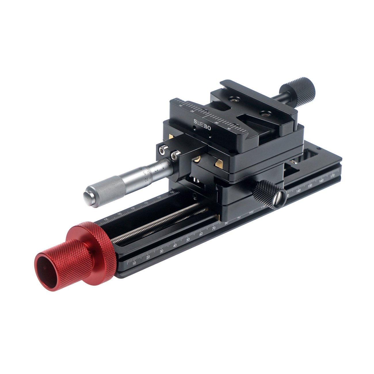 DP4 Zweistufiger Makro-Einstellschlitten – Detail und Konfigurationsbeispiel